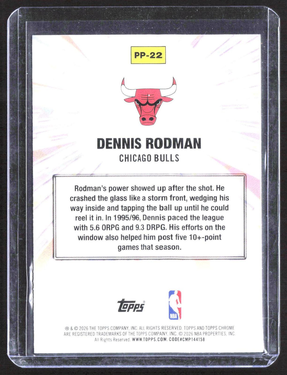 2025-26 Topps Chrome Update #PP-21 Hakeem Olajuwon Power Players