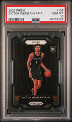 2023 Panini Prizm #136 Victor Wembanyama PSA 10