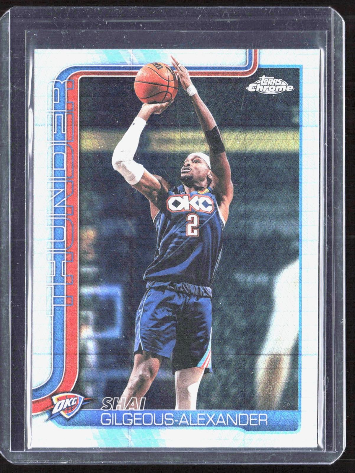 2025-26 Topps Chrome Update #10 Shai Gilgeous-Alexander Prism