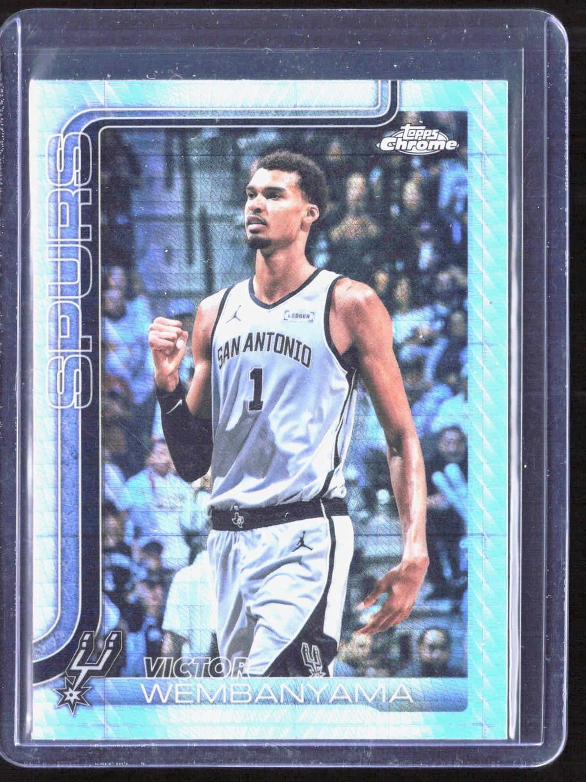 2025-26 Topps Chrome Update #22 Victor Wembanyama Prism