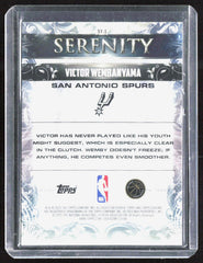 2025-26 Topps Chrome #SY-1 Victor Wembanyama Serenity Teal Refractor #/299
