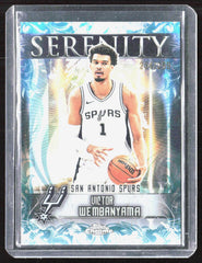 2025-26 Topps Chrome #SY-1 Victor Wembanyama Serenity Teal Refractor #/299