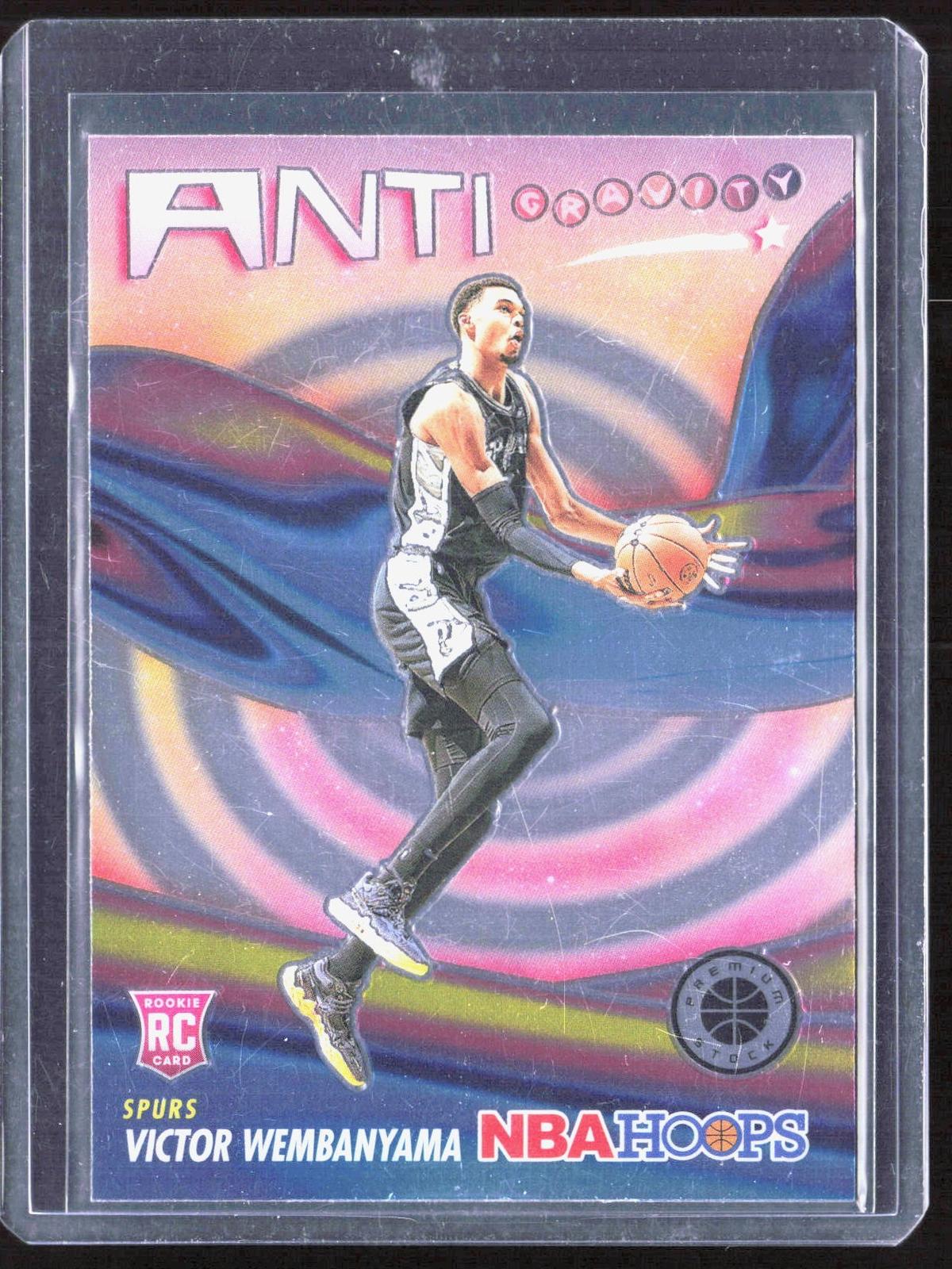 2023-24 Hoops Premium Stock #5 Victor Wembanyama Anti Gravity RC
