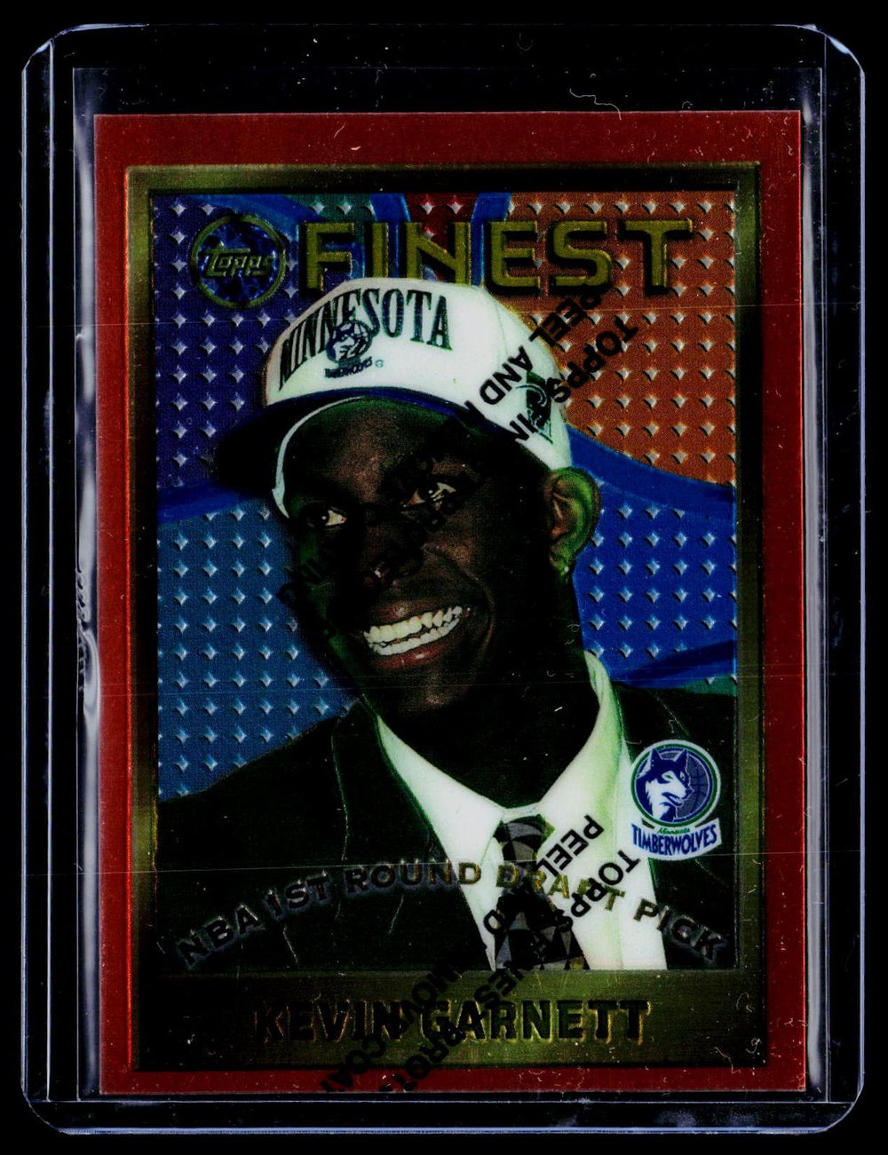 1995-96 Finest #115 Kevin Garnett RC