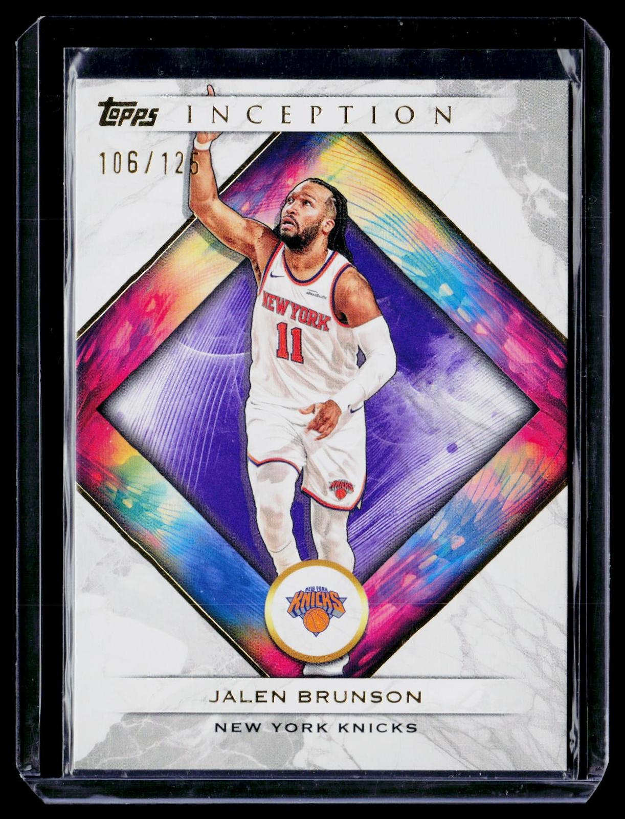 2025-26 Topps Inception #82 Jalen Brunson Purple #/125