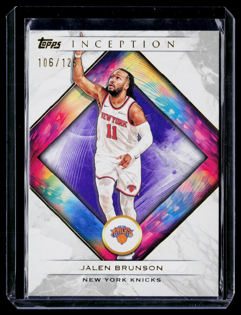 2025-26 Topps Inception #82 Jalen Brunson Purple #/125