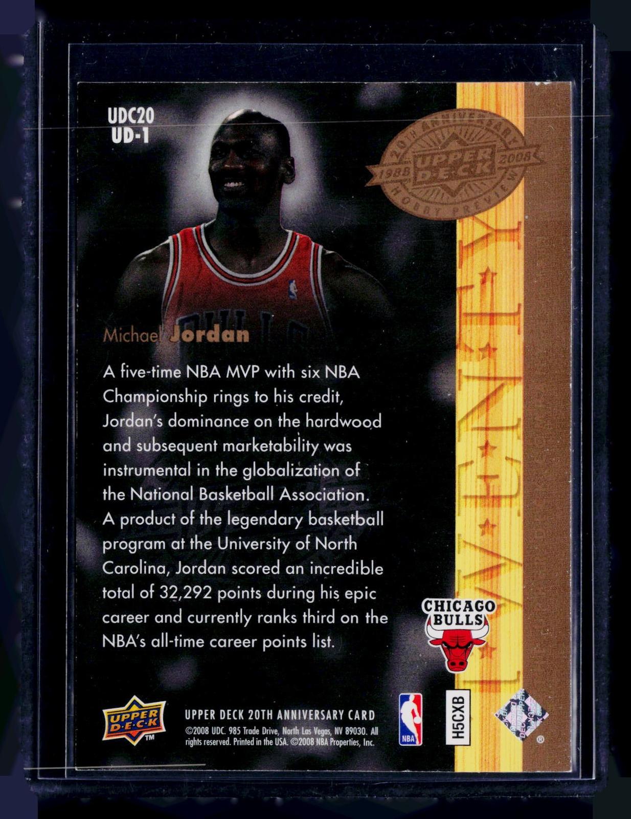 2008 Upper Deck 20th Anniversary #UD-1 Michael Jordan