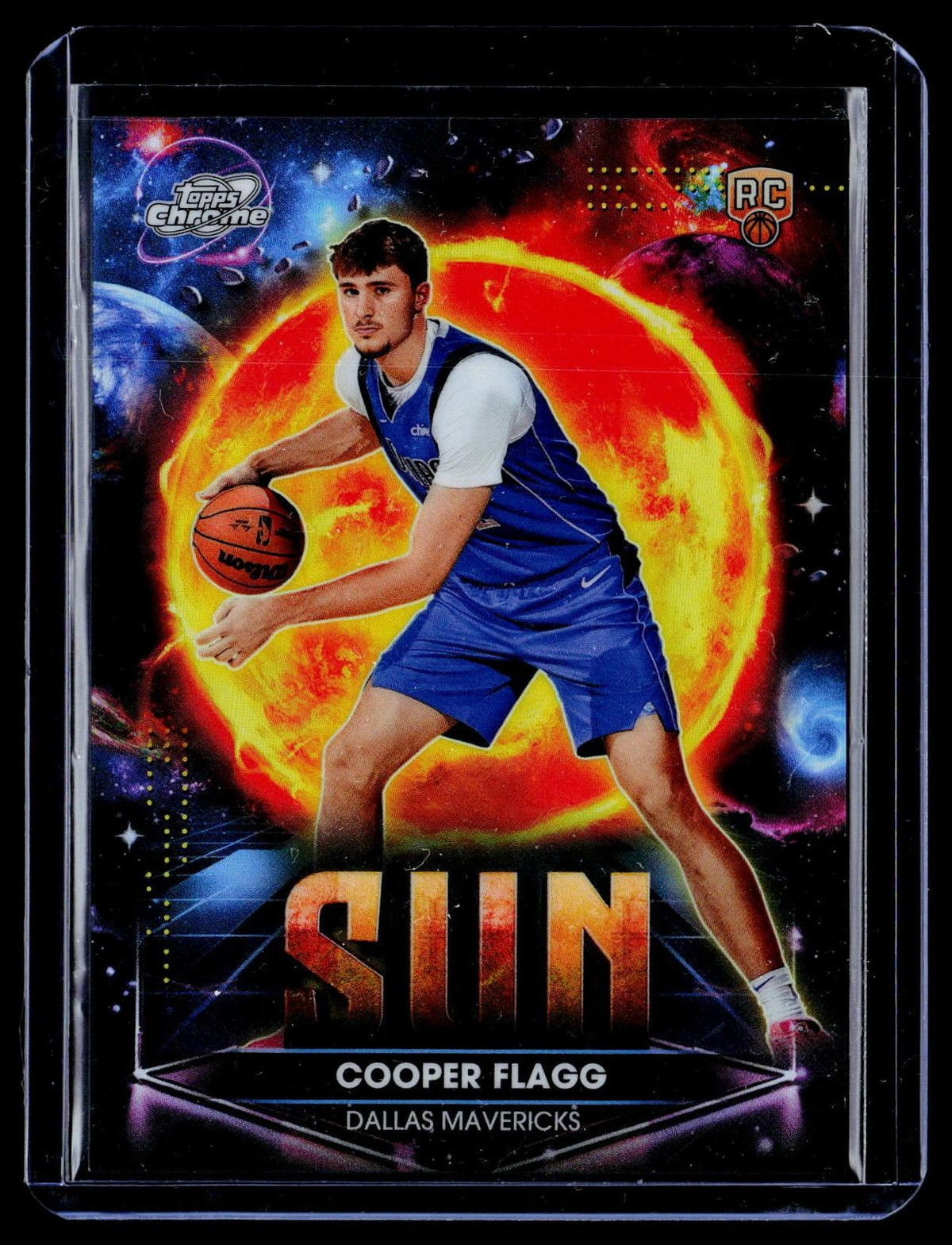 2025-26 Topps Chrome Cosmic #PPS-8 Cooper Flagg Planetary Pursuit Sun