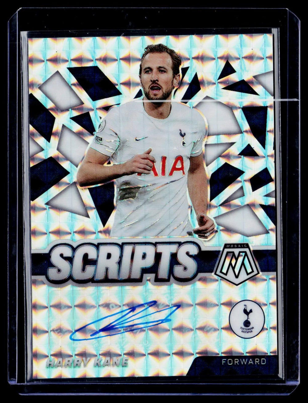 2021-22 Panini Mosaic Premier League #SM-HK Harry Kane Scripts Mosaic