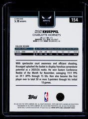 2025-26 Topps Chrome Update #154 Kon Knueppel Speckle Refractor