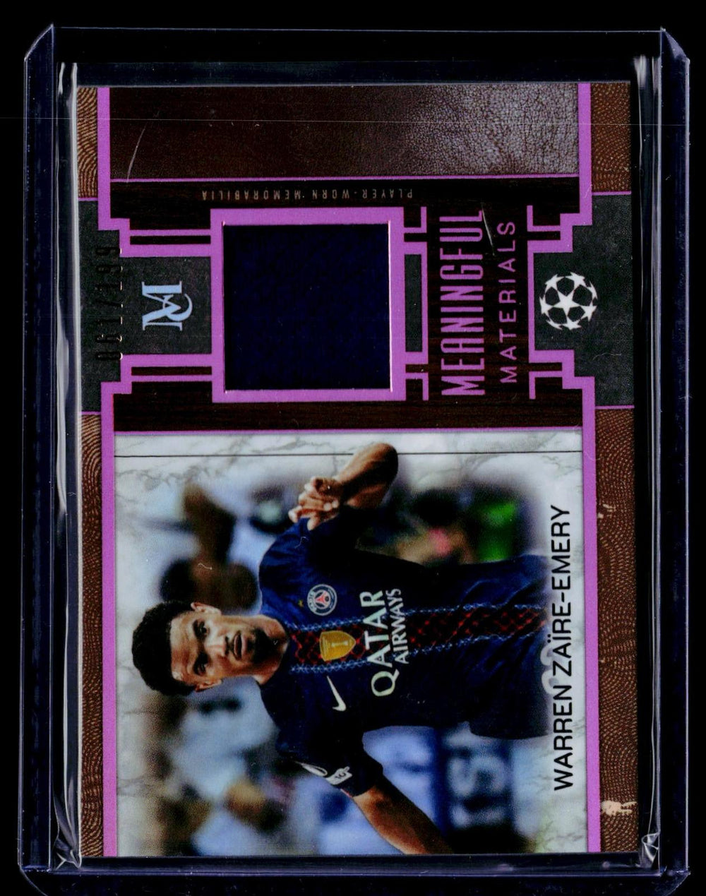 2025-26 Museum Collection #MM-WZ Warren Zaire-Emery Meaningful Material /199