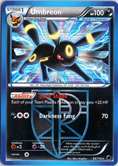 Umbreon (Team Plasma) Holo Rare Plasma Freeze 64/116 NM