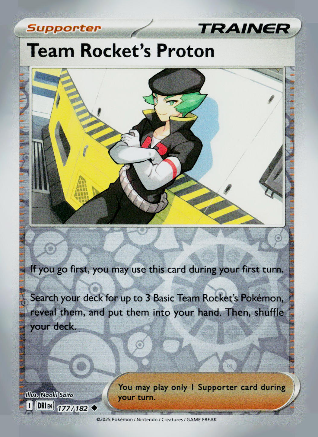 Team Rocket's Proton DRI Reverse Holo NM