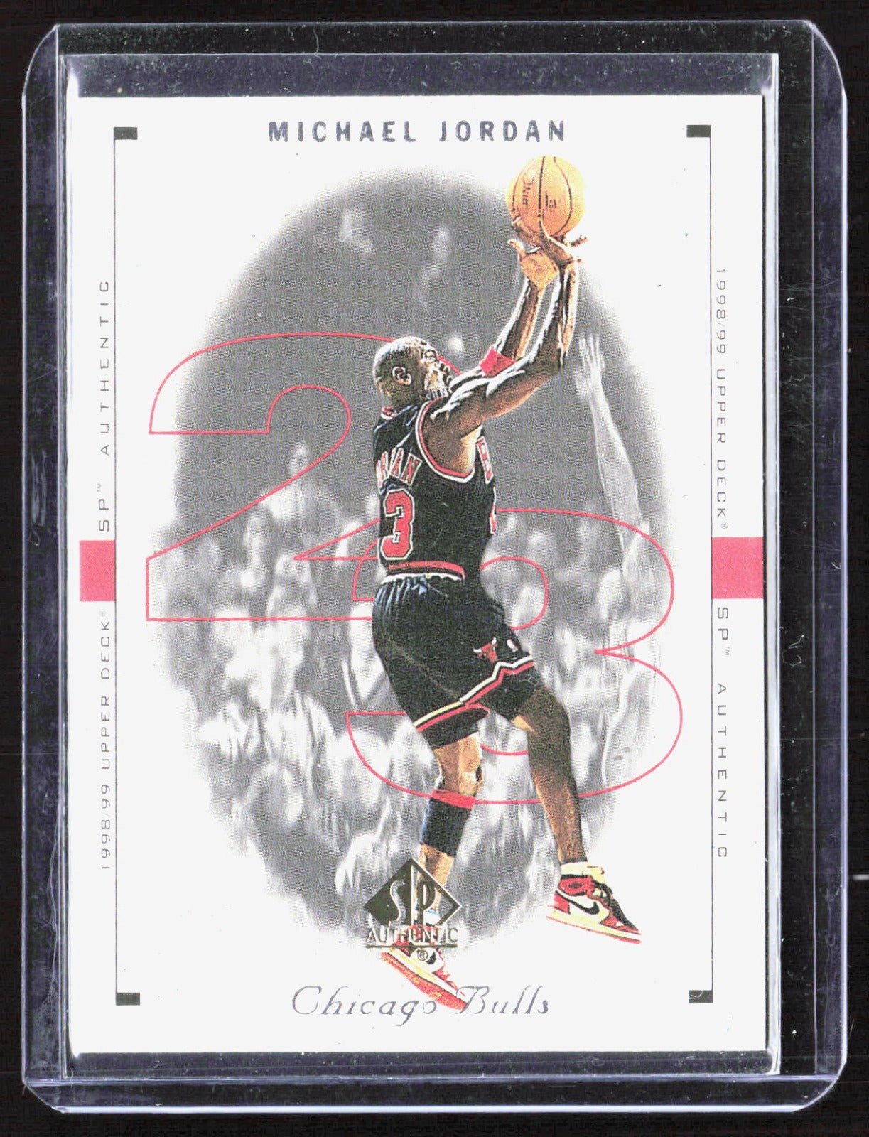 1998-99 SP Authentic Michael Jordan 10 Basketball Chicago Bulls