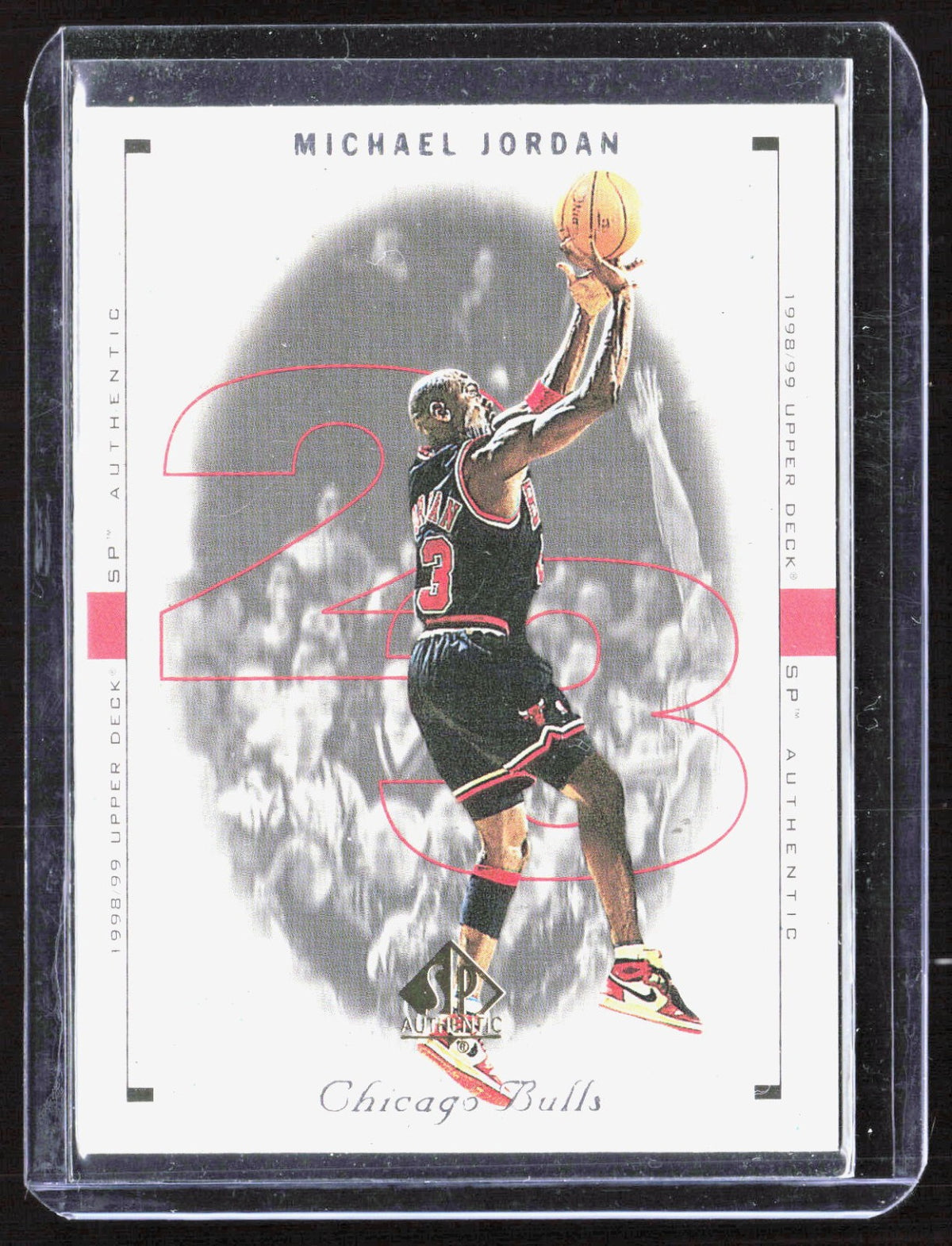 1998-99 SP Authentic Michael Jordan 10 Basketball Chicago Bulls