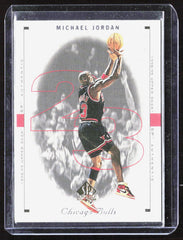 1998-99 SP Authentic Michael Jordan 10 Basketball Chicago Bulls