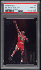 1993 Ultra Scoring Kings #5 Michael Jordan Scoring Kings PSA 8