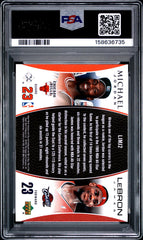 2005 Upper Deck Mj/Lj Bonus Pack #LJMJ2 M.Jordan/L.James Bonus Pack PSA 10