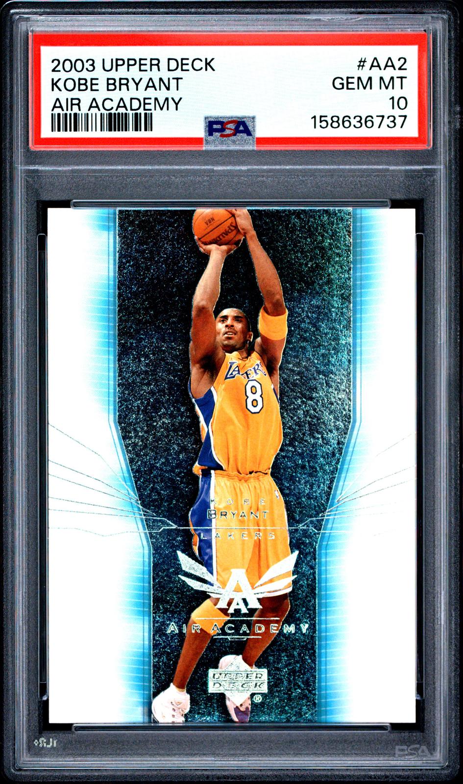 2003 Upper Deck Air Academy #AA2 Kobe Bryant Air Academy PSA 10