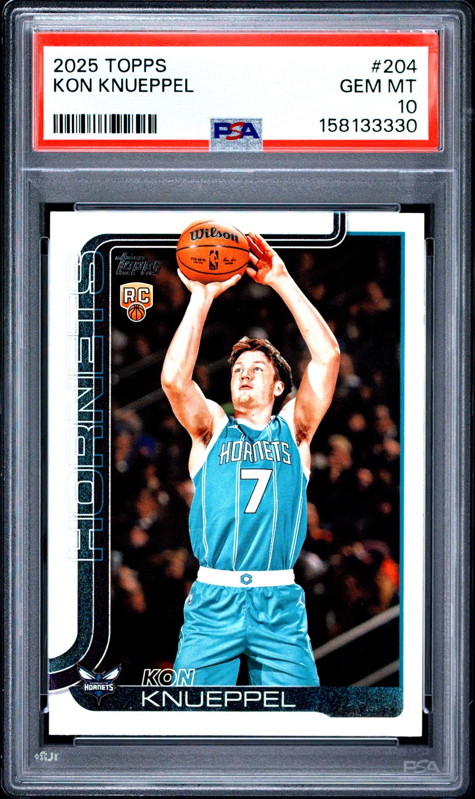 2025 Topps #204 Kon Knueppel PSA 10