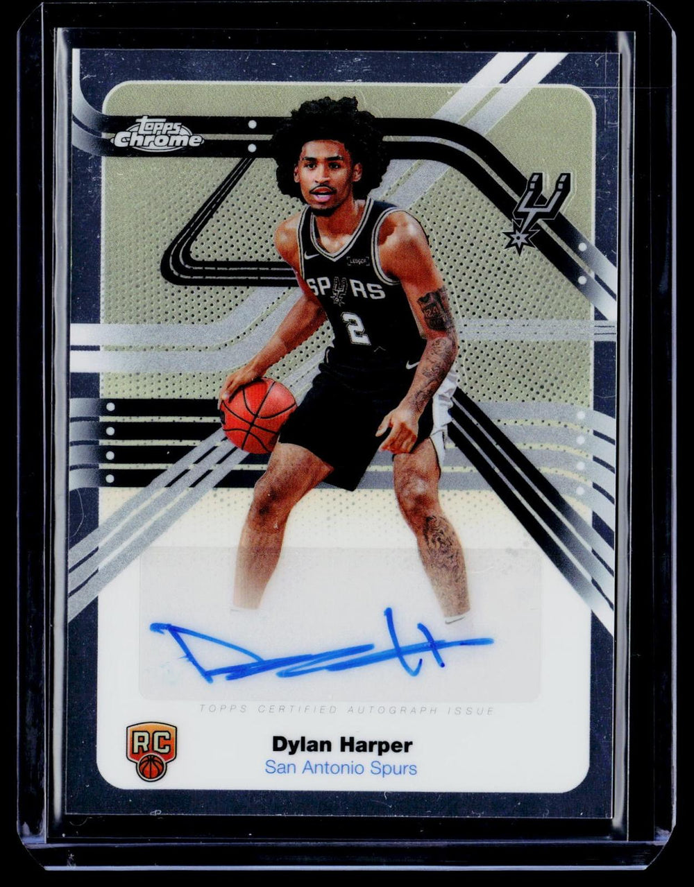 2025-26 Topps Chrome #NS-DH Dylan Harper Next Stop Signatures