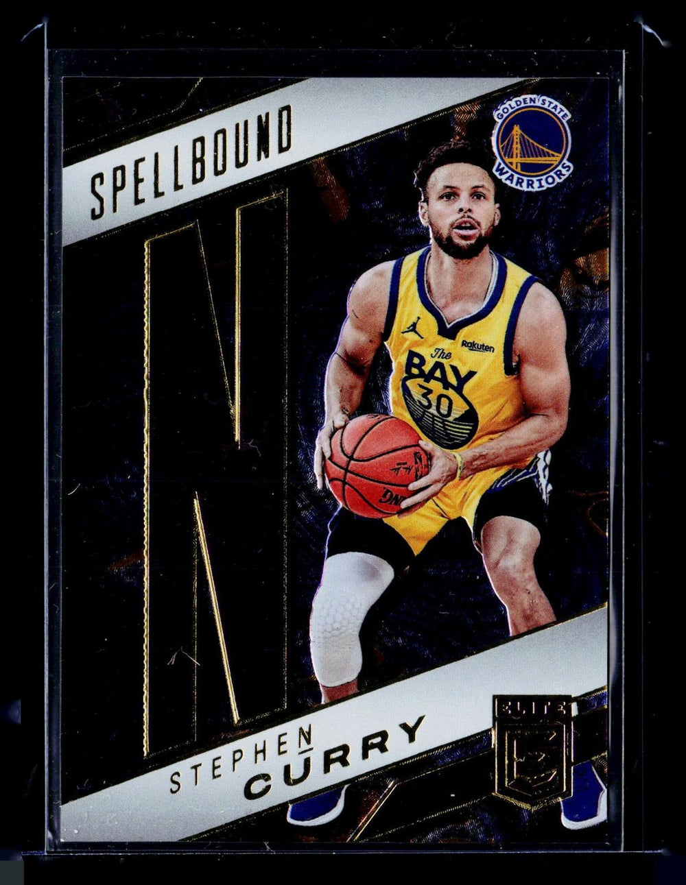 2021-22 Donruss Elite #26 Stephen Curry Spellbound Purple #/49