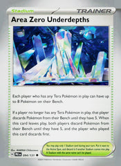Area Zero Underdepths PRE 094/131 NM