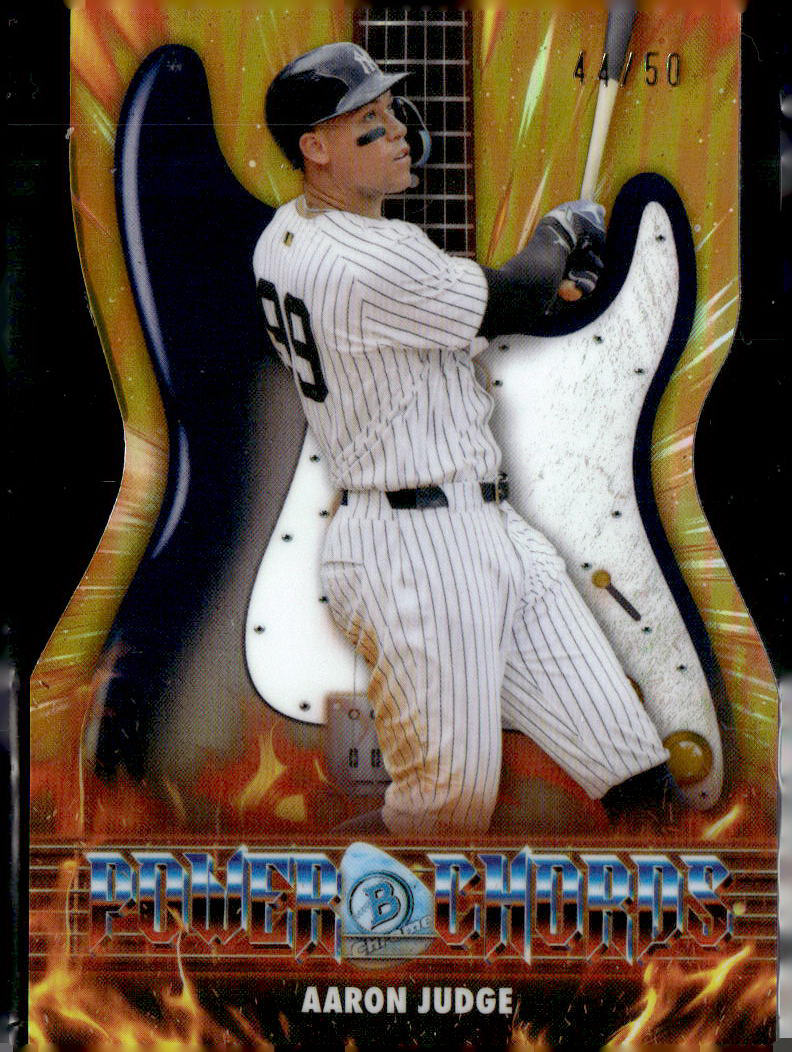 Aaron Judge Power Chords Gold Refractors NM
