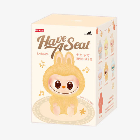 POP MART Labubu The Monsters Have a Seat Series Plush Pendant Blind Box x 1