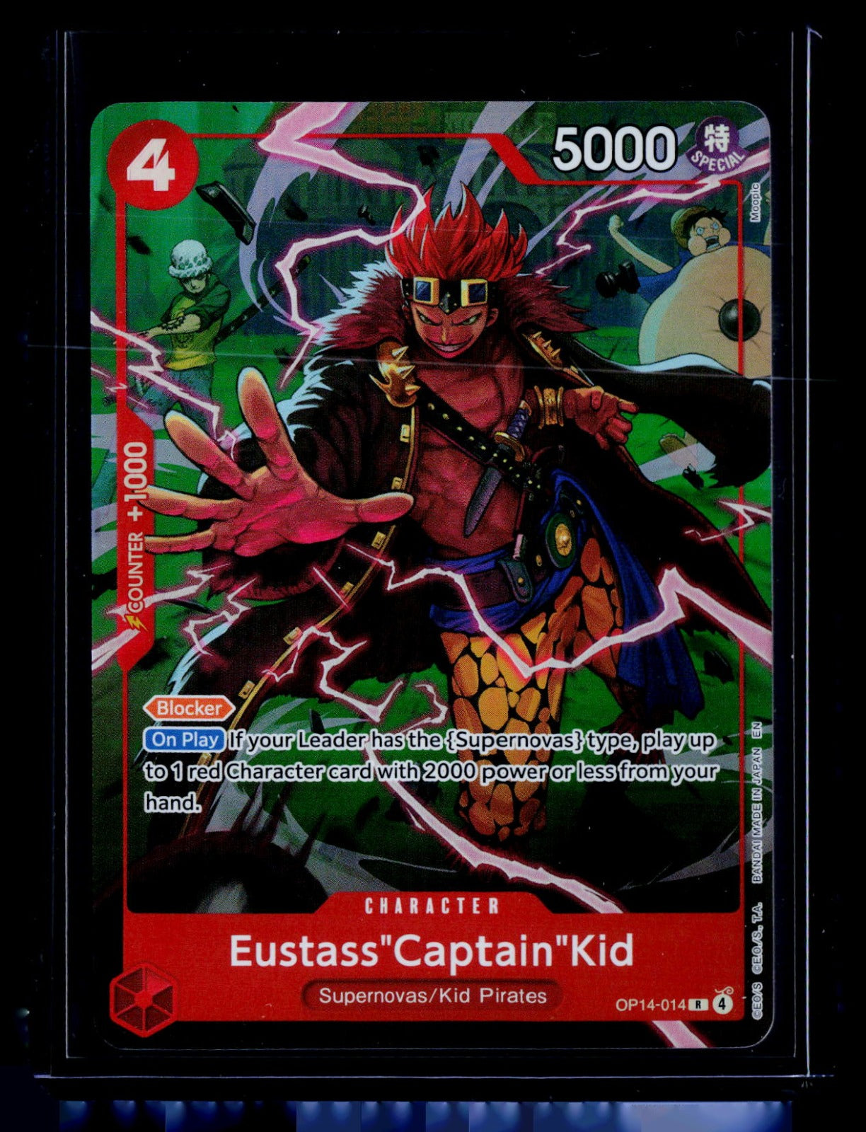 Eustass"Captain"Kid (One Piece Card Game Illustration Box Vol. 8) OP-PR Foil NM