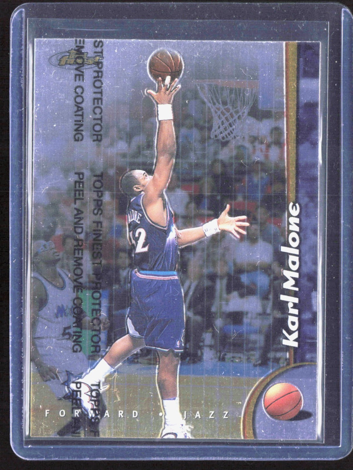 1998-99 Finest Karl Malone 210 Basketball Utah Jazz