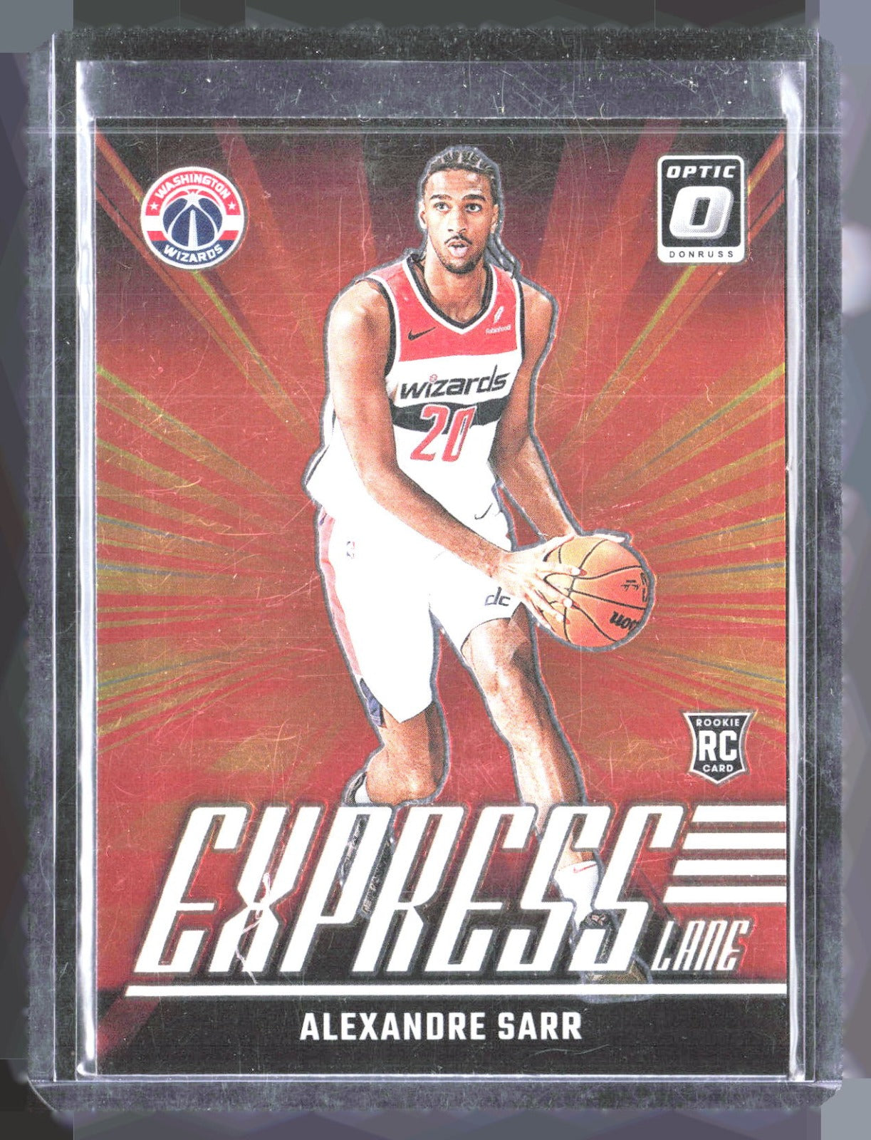 2024-25 Donruss Optic - Express Lane Purple Alexandre Sarr 11 Basketball Washington Wizards