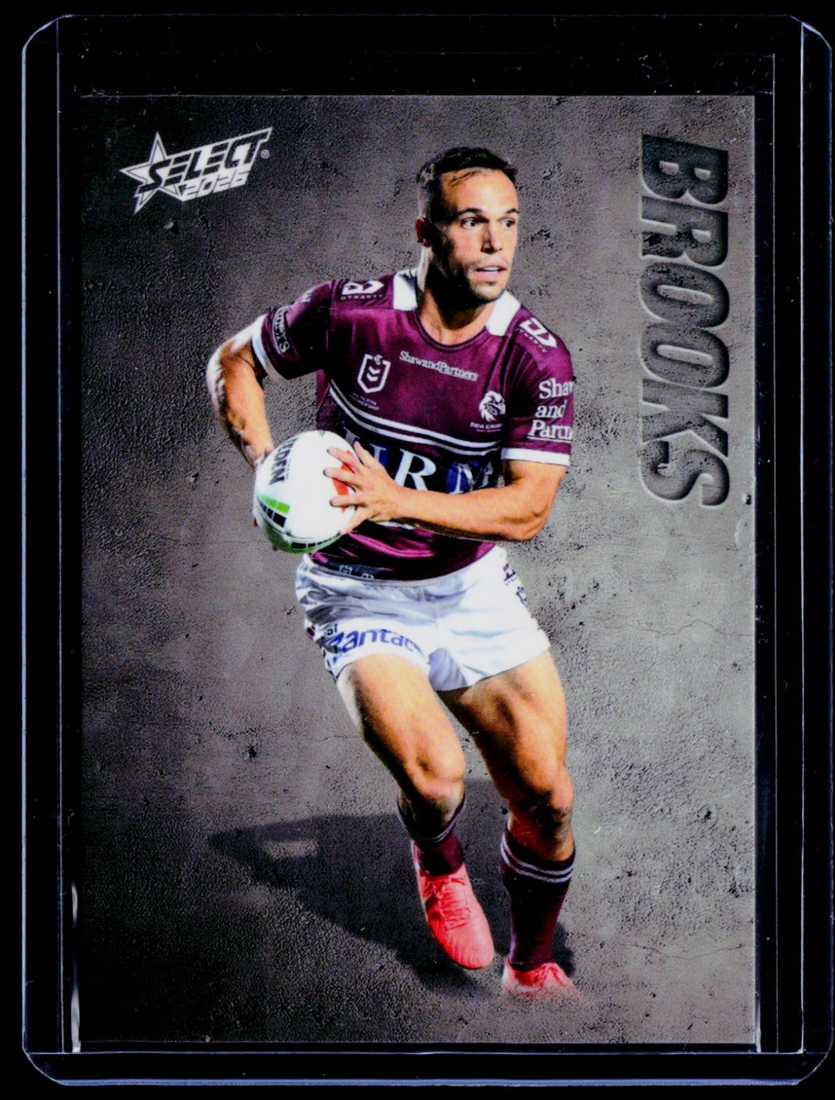 2026 Select NRL League Heroes Luke Brooks Sea Eagles Etched E55 172/185