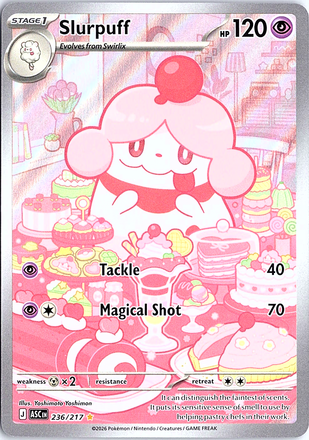 Slurpuff Illustration Rare ME: Ascended Heroes 236/217 NM