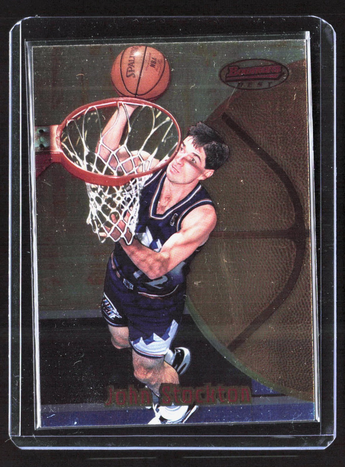 1997-98 Bowman's Best John Stockton 12 Basketball Utah Jazz