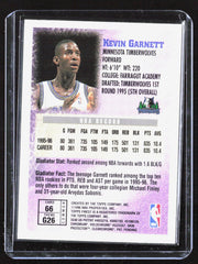 1996-97 Finest Kevin Garnett 66 Basketball Minnesota Timberwolves