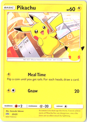 Pikachu - 25/25 Promo McDonald's 25th Anniversary Promos 025/025 NM