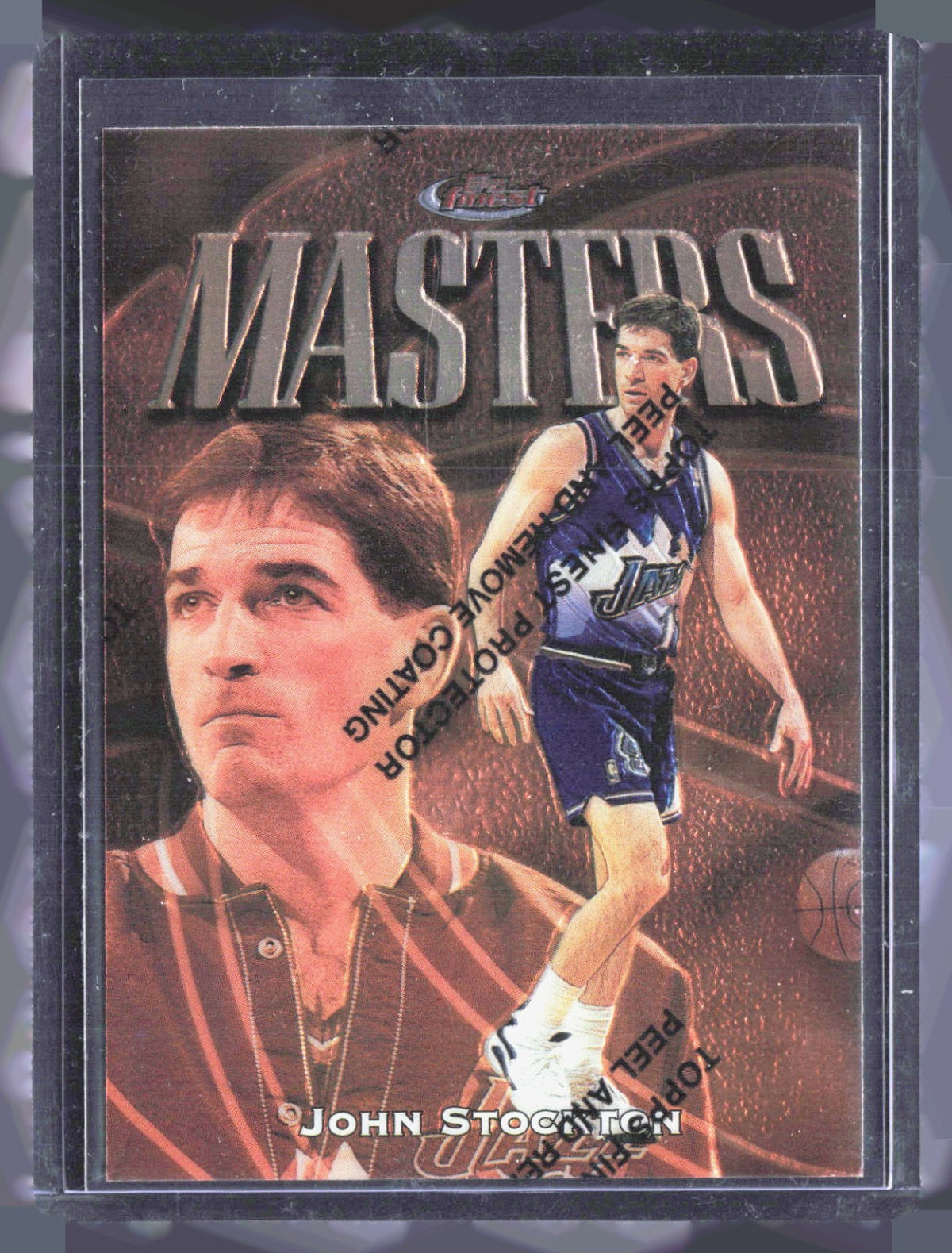 1997-98 Finest John Stockton 33 Basketball Utah Jazz
