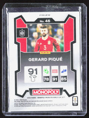 2026 Panini Prizm Monopoly FIFA WC Four Corners Green Wave Prizms Gerard Piqué