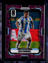 Enzo Fernandez Panini Prizm FIFA World Cup - Purple Wave Prizms 3 NM