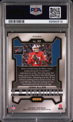 2023 Panini Prizm #32 Josh Allen Black & White Checker PSA 9