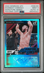 2022 Panini Donruss Ufc Signature Series #SSKHM Khamzat Chimaev PSA 9