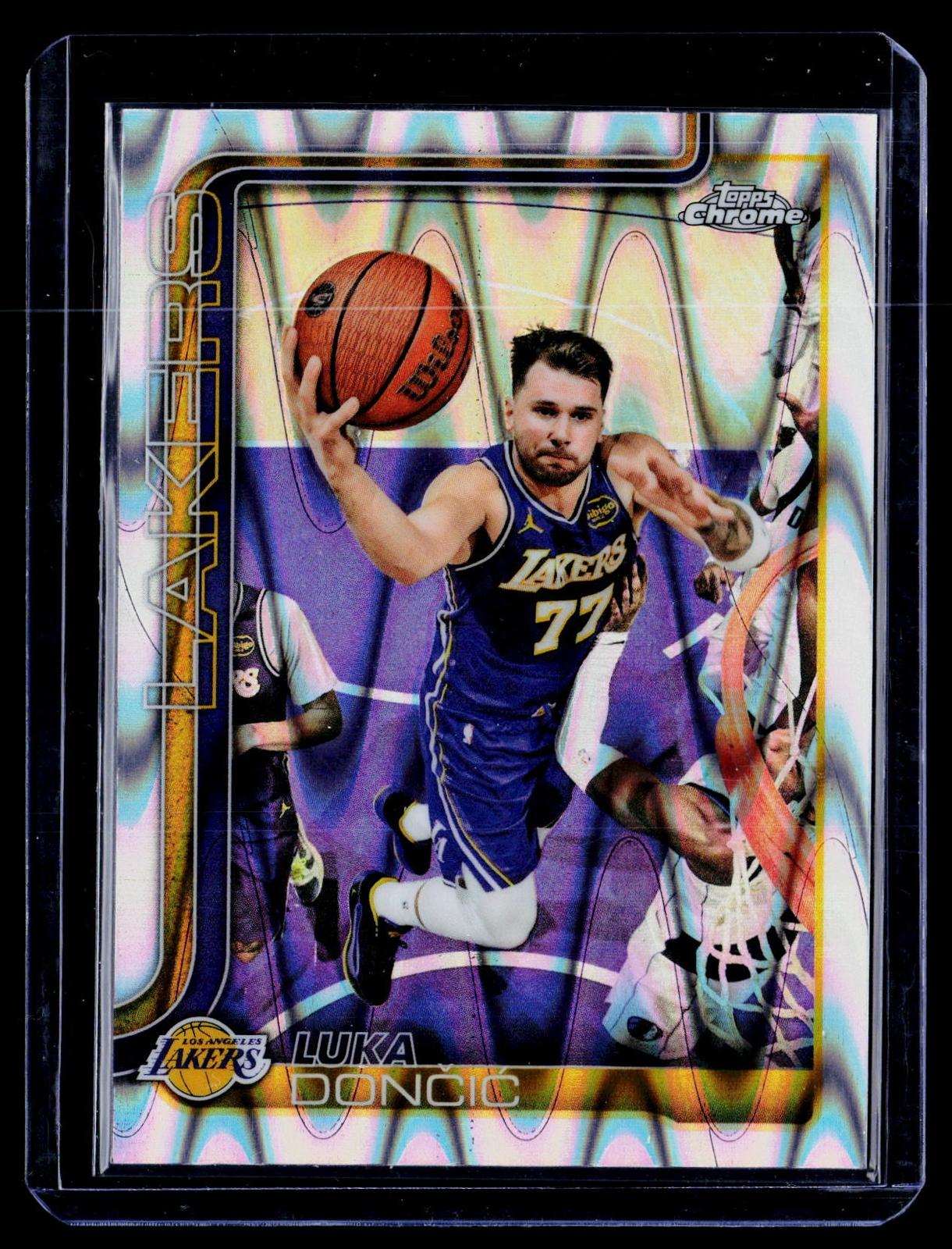2025-26 Topps Chrome Update #2 Luka Dončić X-Fractor