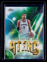 2025-26 Topps Chrome Update #ST-17 Victor Wembanyama Stratospheric Stars