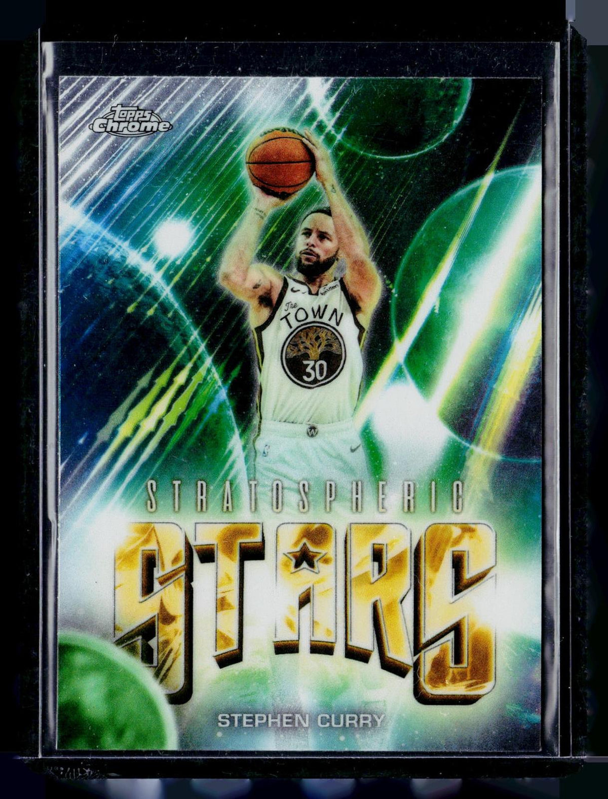 2025-26 Topps Chrome Update #ST-2 Stephen Curry Stratospheric Stars