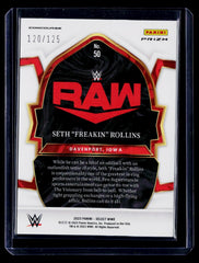 2023 Panini Select WWE #50 Seth “Freakin” Rollins White Prizm #/125