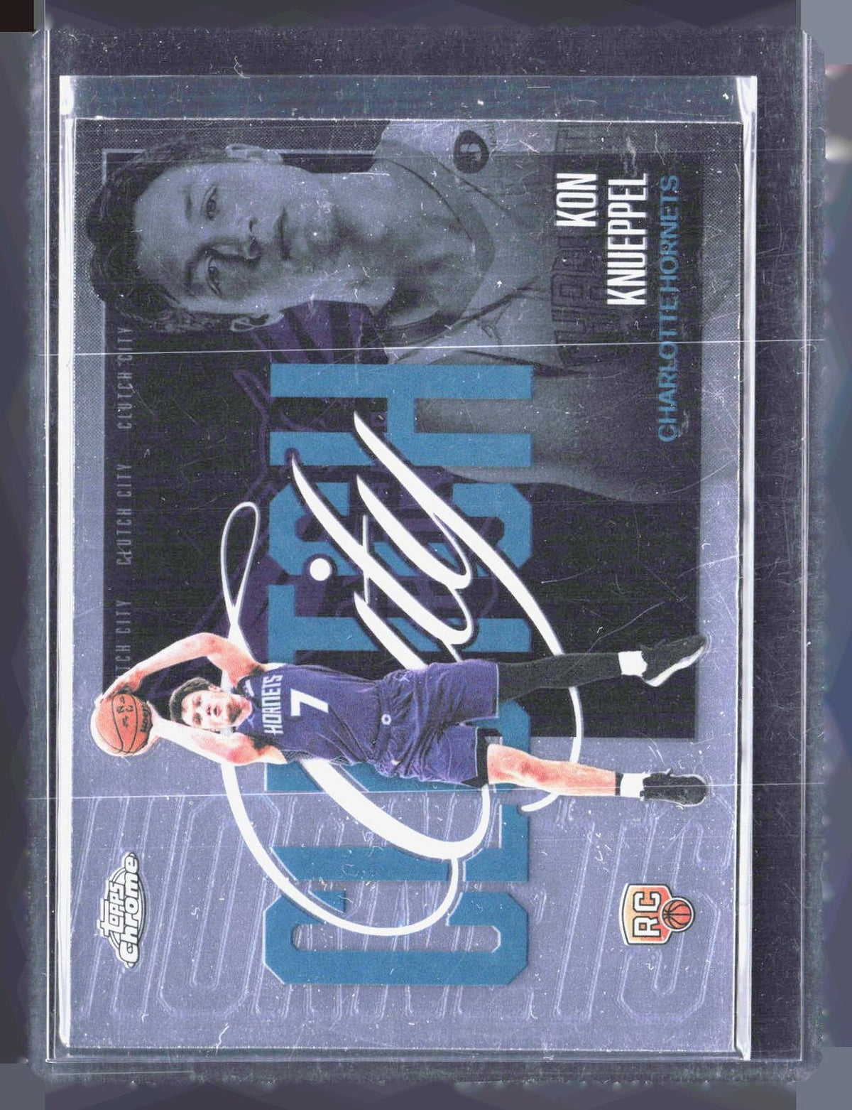 2025-26 Topps Chrome Update #YQ-4 Kon Knueppel Clutch City RC