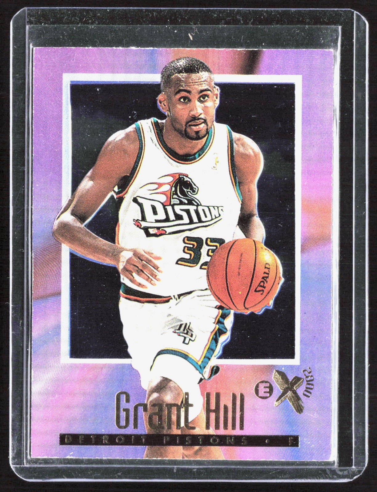 1996-97 E-X2000 Grant Hill 19 Basketball Detroit Pistons