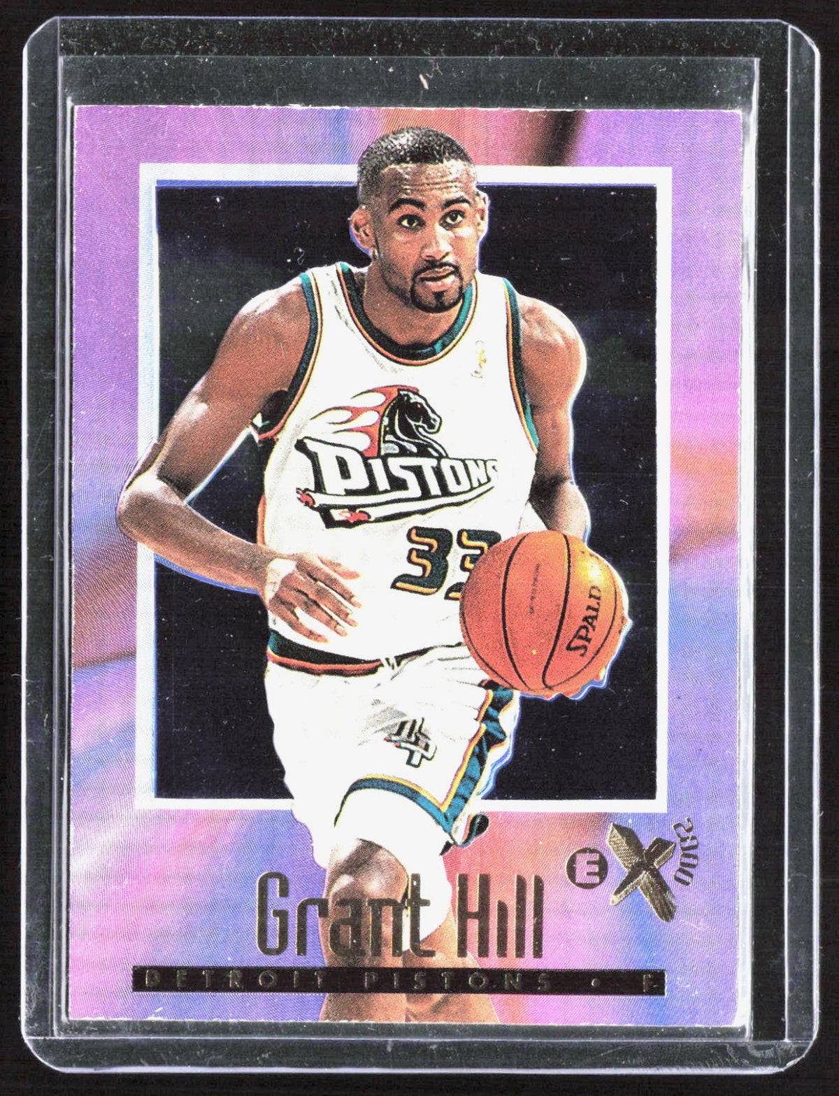 1996-97 E-X2000 Grant Hill 19 Basketball Detroit Pistons