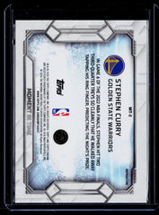 2025-26 Topps Chrome Update #MT-2 Stephen Curry Moment In Time Refractor